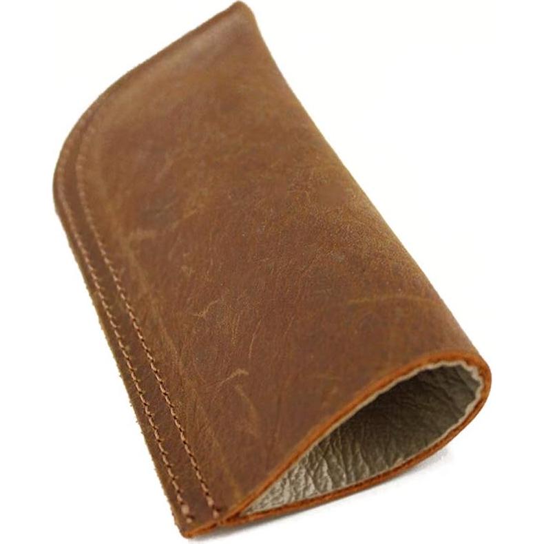 Cubierta de Mango de Hierro Fundido Trumoter de Cuero Genuino