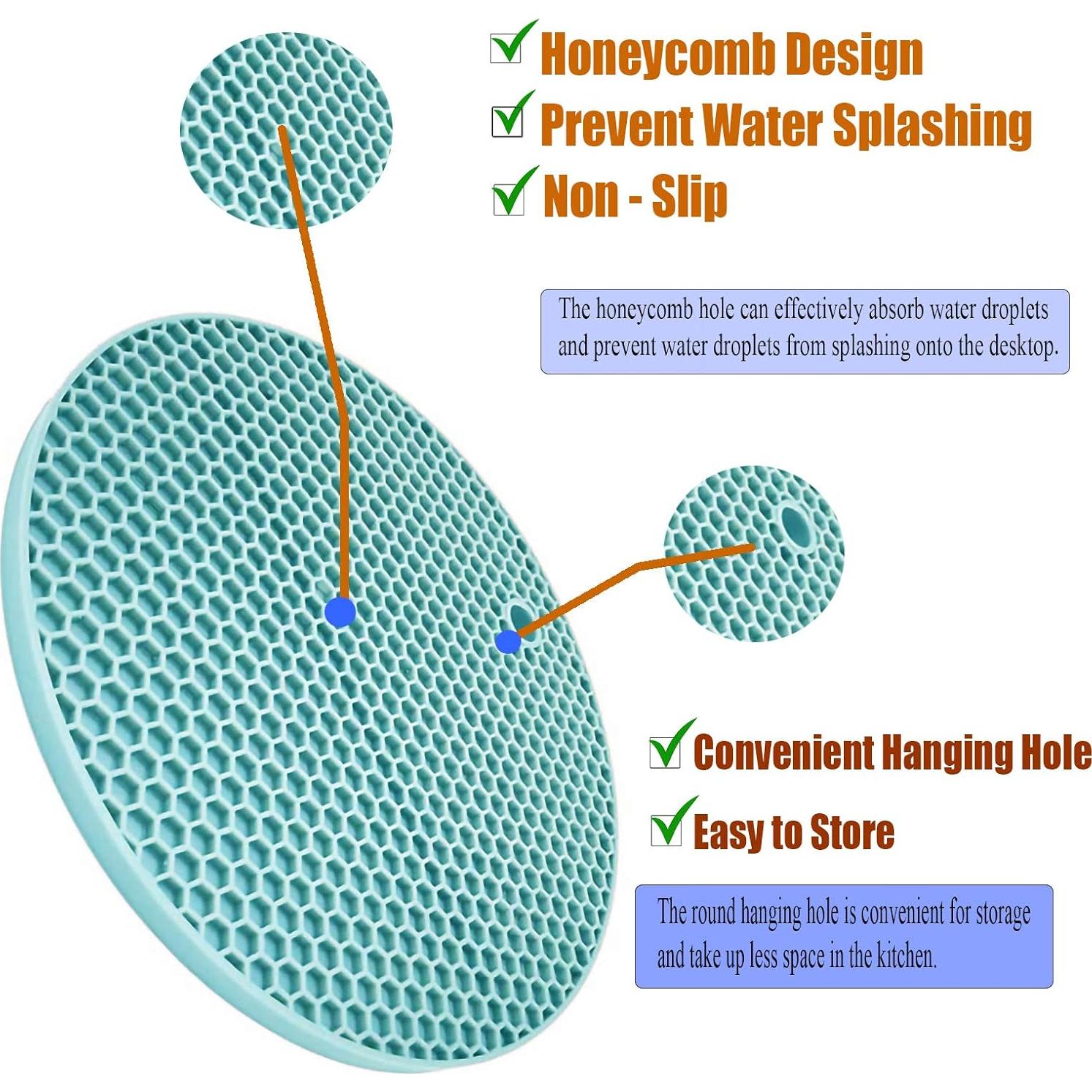 Soportes de Silicona LogHog 18x18 cm Resistentes al Calor - Juego de 2