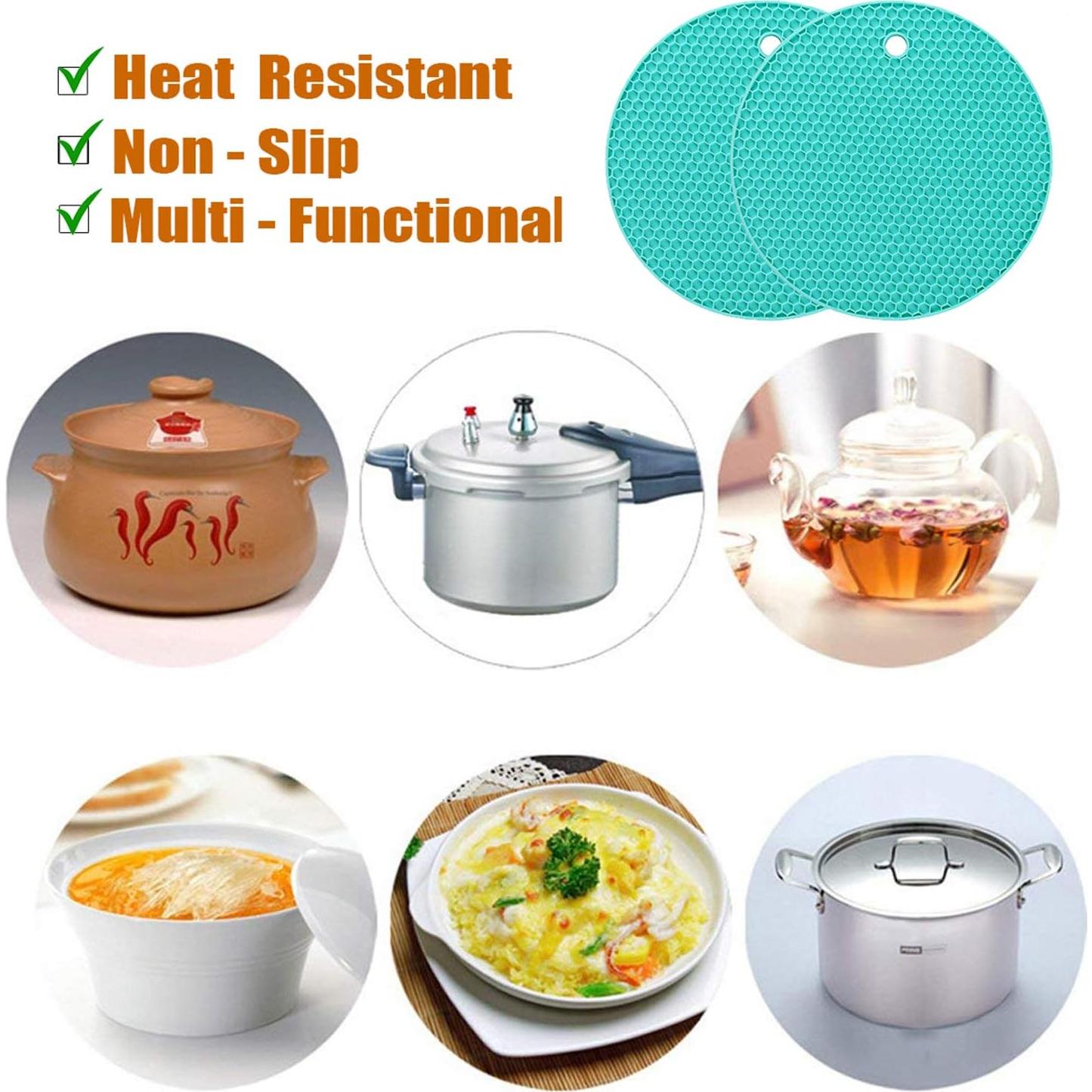 Soportes de Silicona LogHog 18x18 cm Resistentes al Calor - Juego de 2