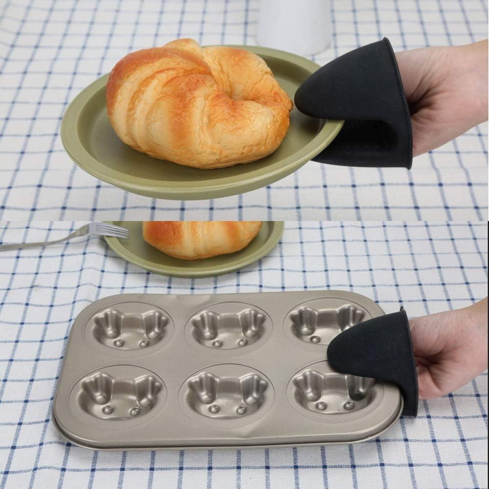 Agarraderas de Silicona AORTDES - 2 Pares Resistentes al Calor