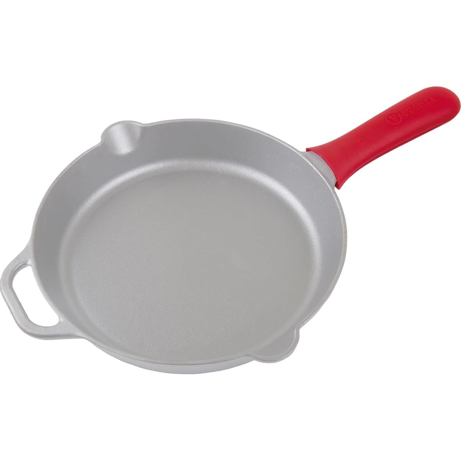 Cubierta de Mango de Silicona Victoria Pequeña Roja para Sartenes