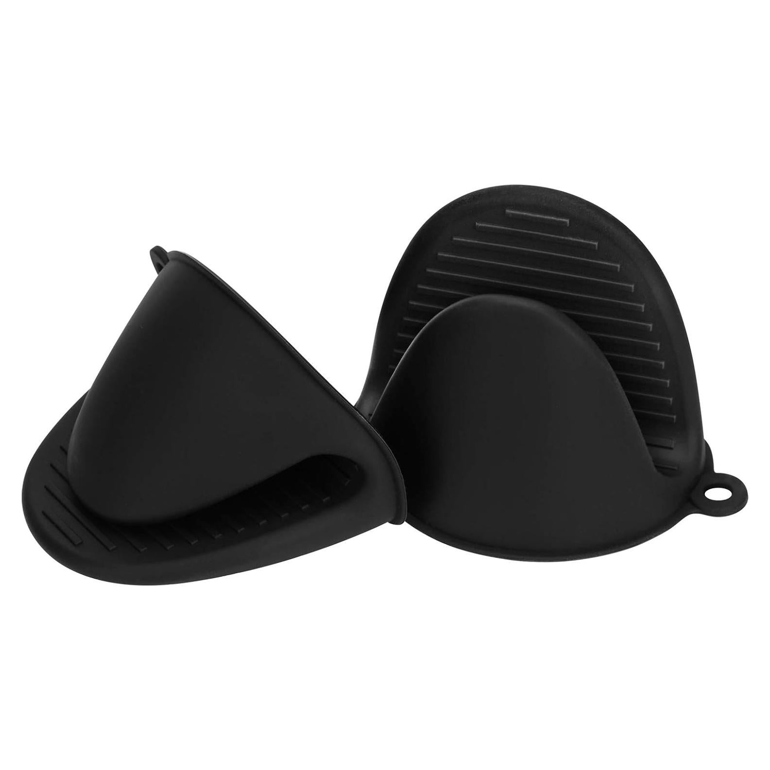 Guantes de Horno de Silicona Tifanso 220°C 1 Par Negro