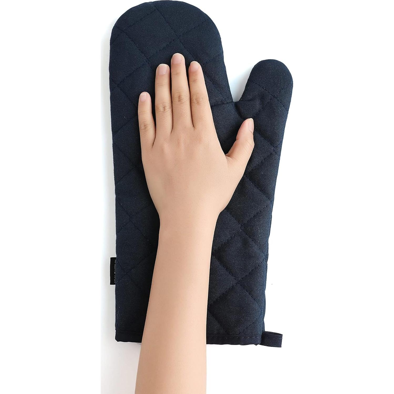 Set de Guantes de Horno y Agarraderas M MIAOYAN 4 Piezas