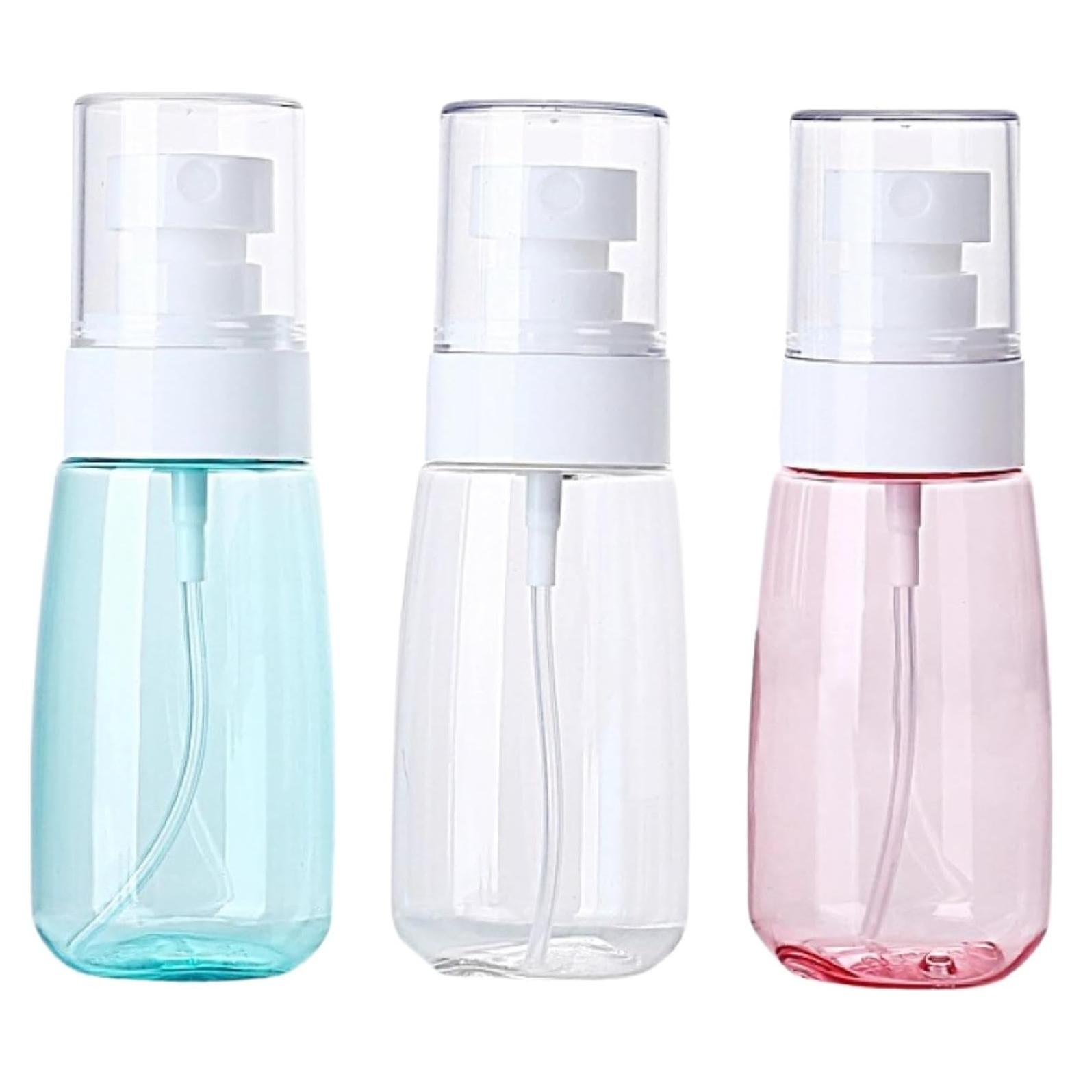 Botella de Spray de Viaje EACOZY 60ml Reutilizable 3PCS