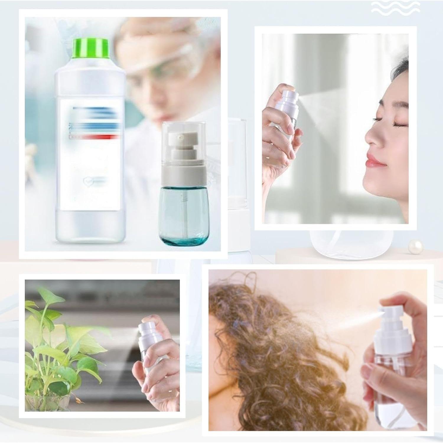 Botella de Spray de Viaje EACOZY 60ml Reutilizable 3PCS