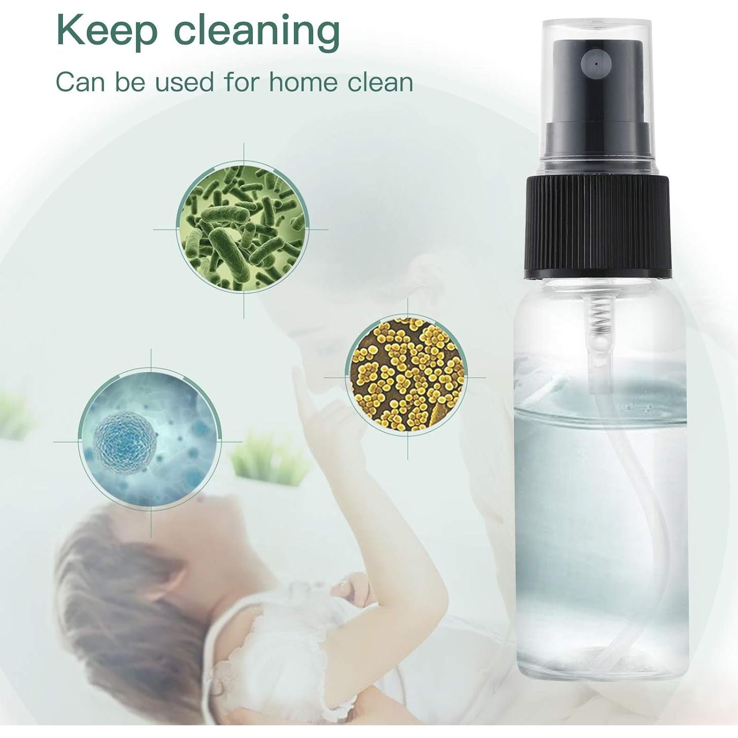 LISAPACK 12 Botellas Spray 30ml Viaje Plástico Transparente