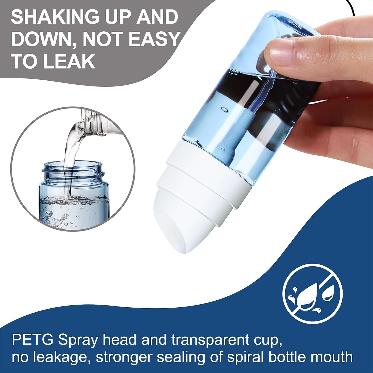 Paquete de 2 Botellas Spray 60ML Yolaist a Prueba de Fugas