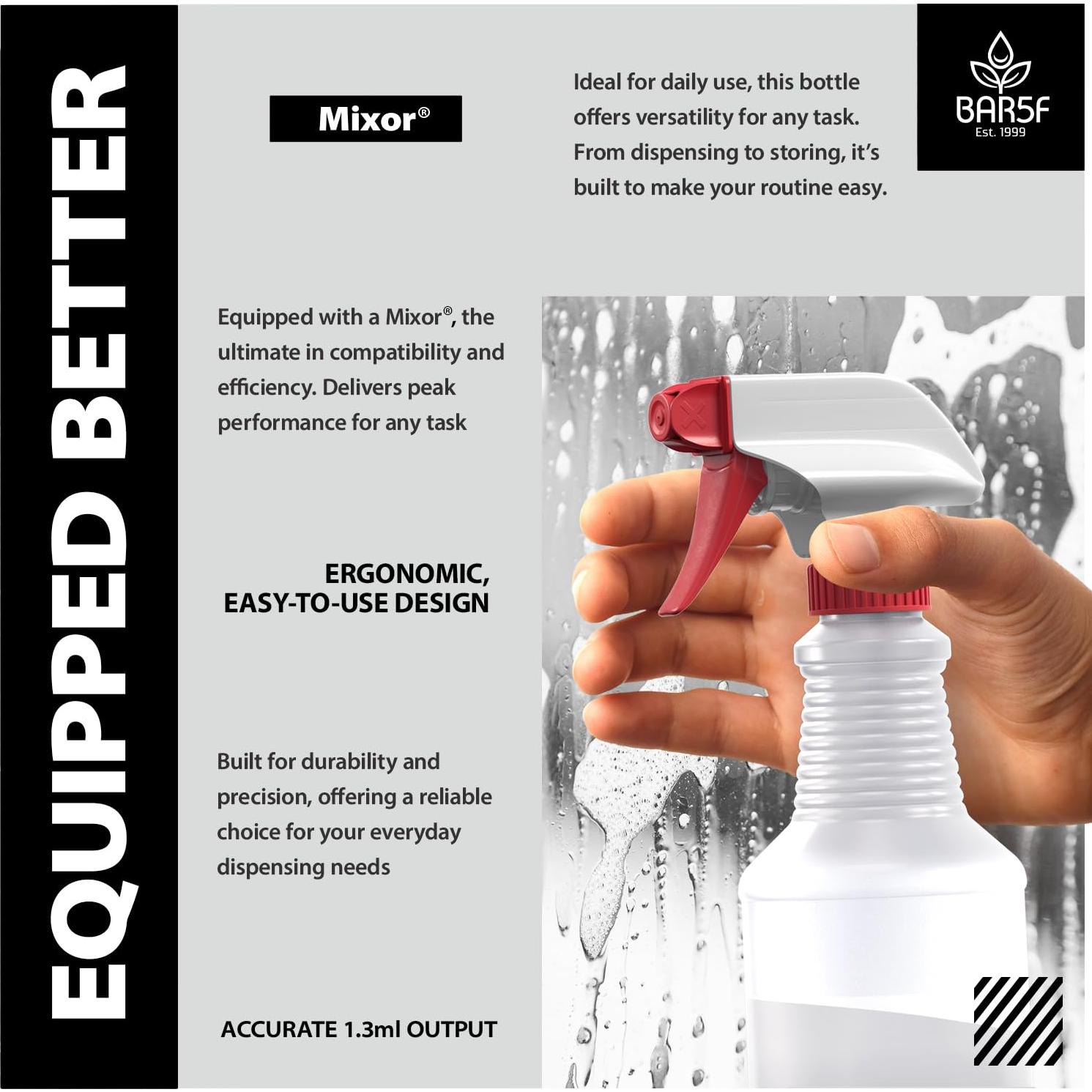 Botellas de Spray Reutilizables Bar5F 473 ml - 6 Paquetes