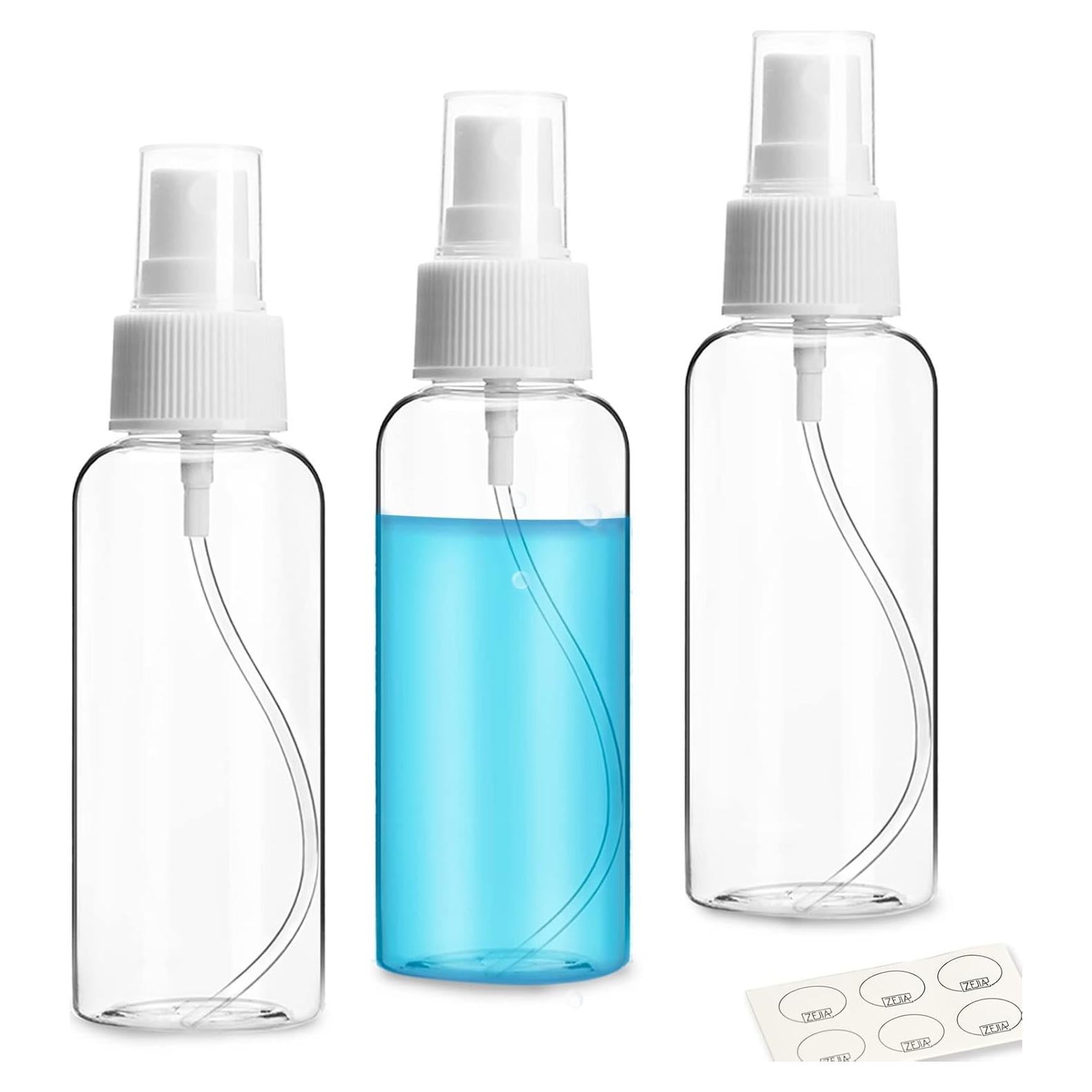 Botellas de Spray Pequeñas ZEJIA 80ml - 3 Piezas Multiusos