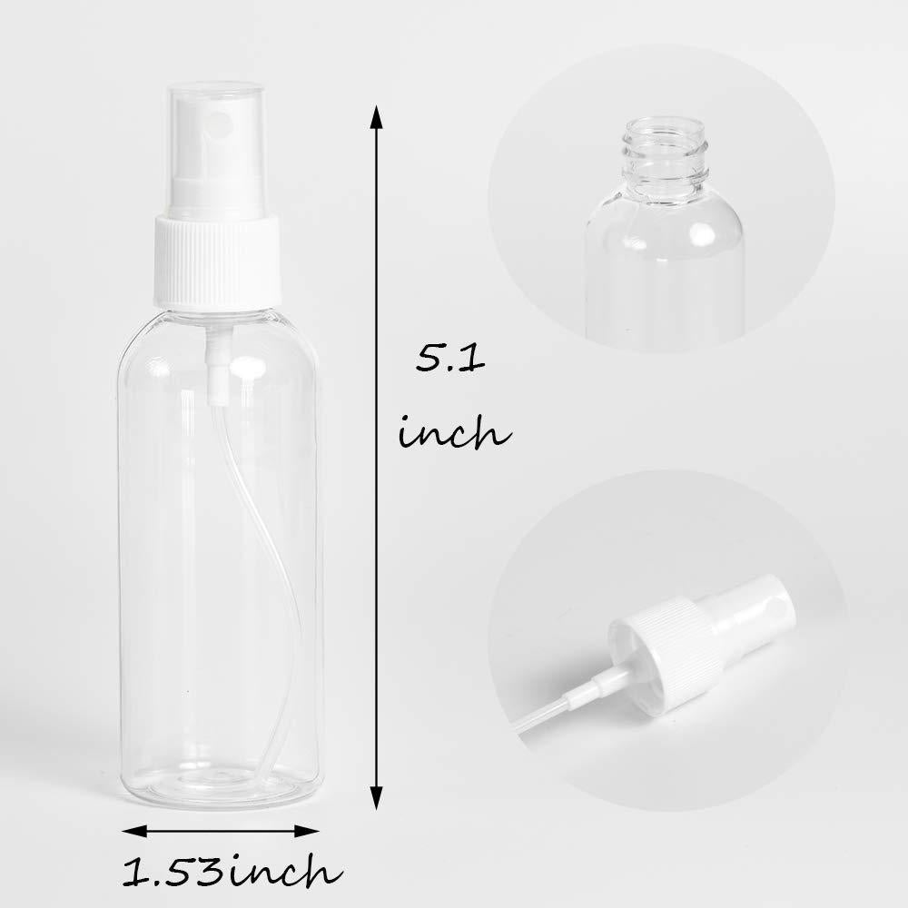 Botellas de Spray Pequeñas ZEJIA 80ml - 3 Piezas Multiusos