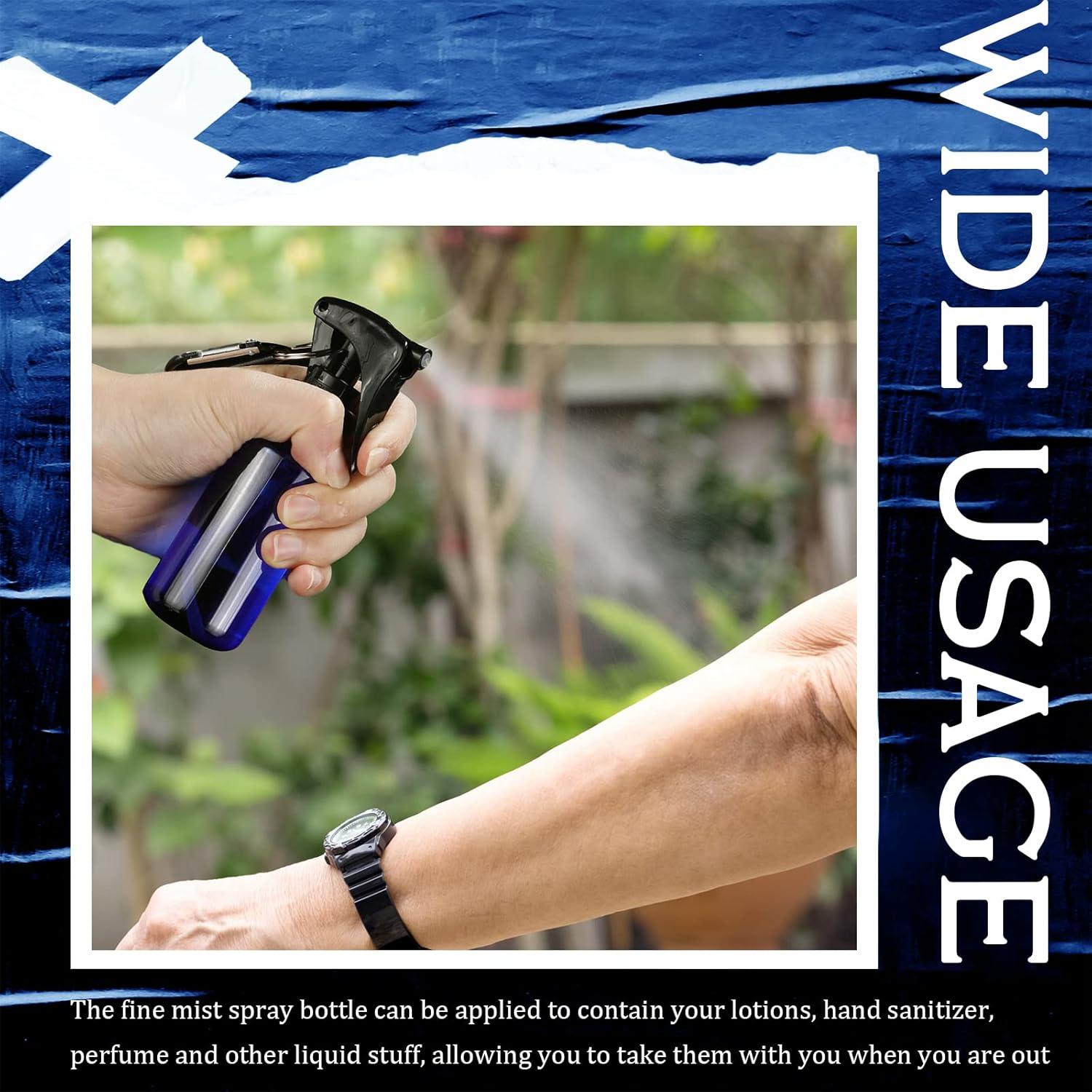 20 Botellas de Spray Rellenables 60ml Roshtia con Etiquetas