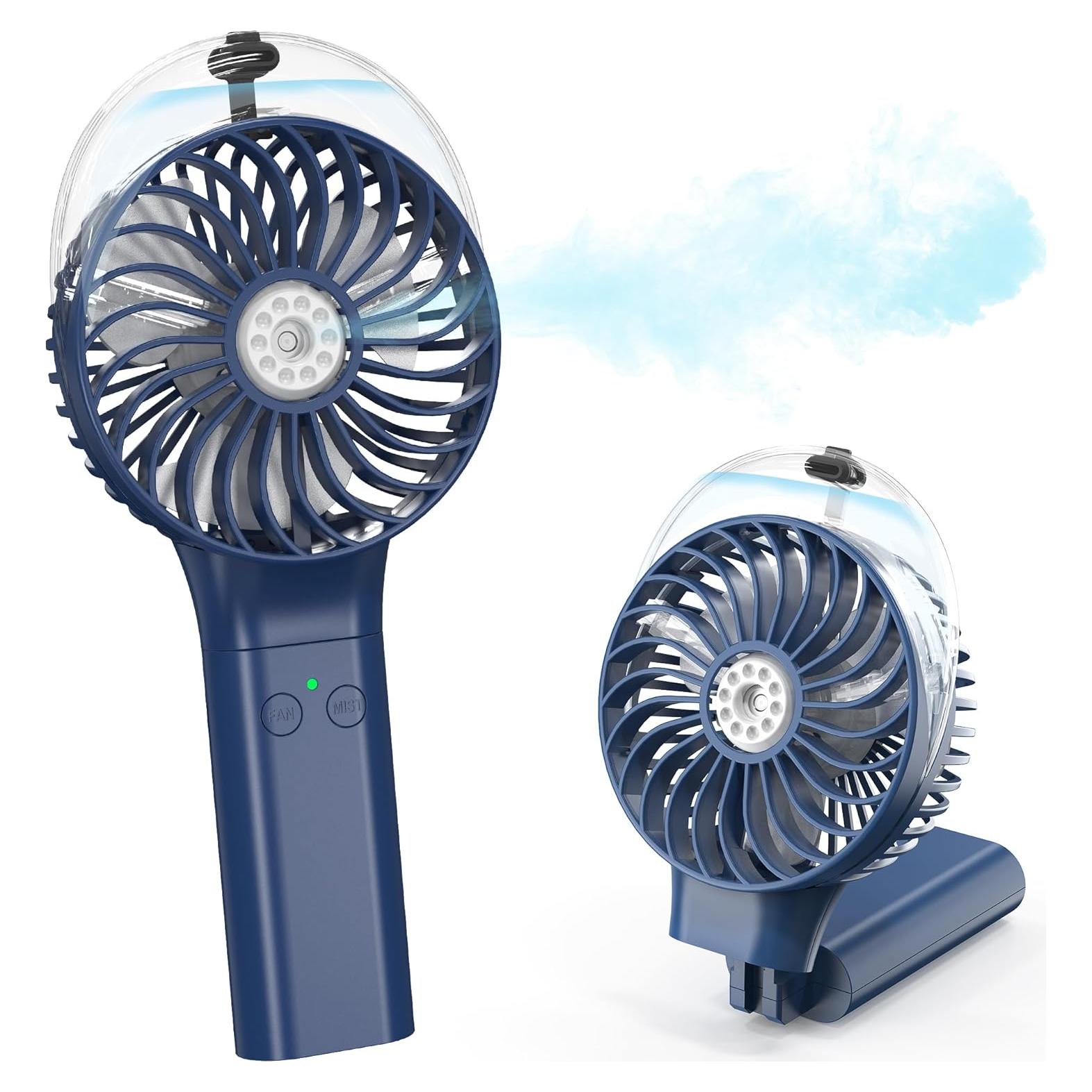 Ventilador de Mano Portátil COMLIFE F006 con Nebulizador 3000mAh