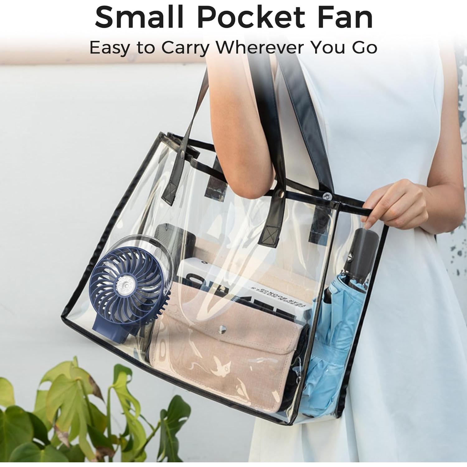 Ventilador de Mano Portátil COMLIFE F006 con Nebulizador 3000mAh