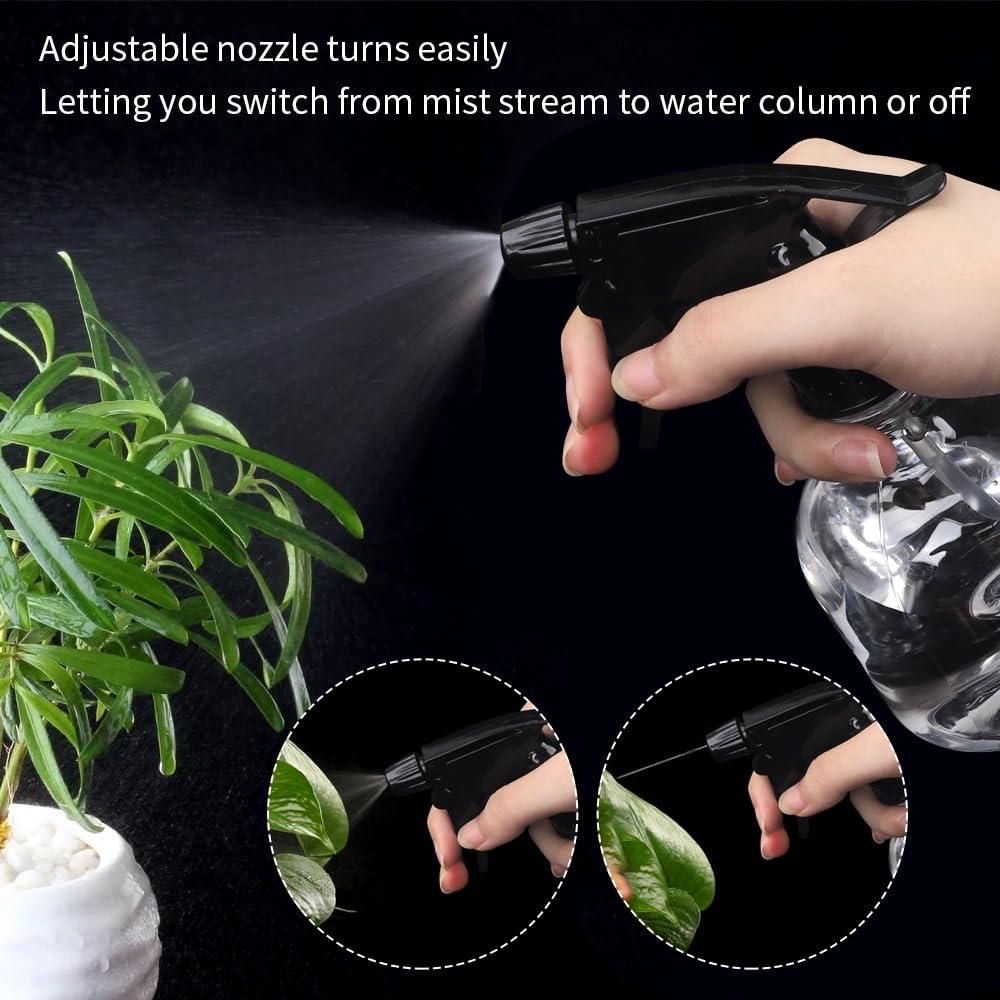 Botellas de Spray Plásticas 240ml 7pcs SUPERLELE con Boquilla Ajustable