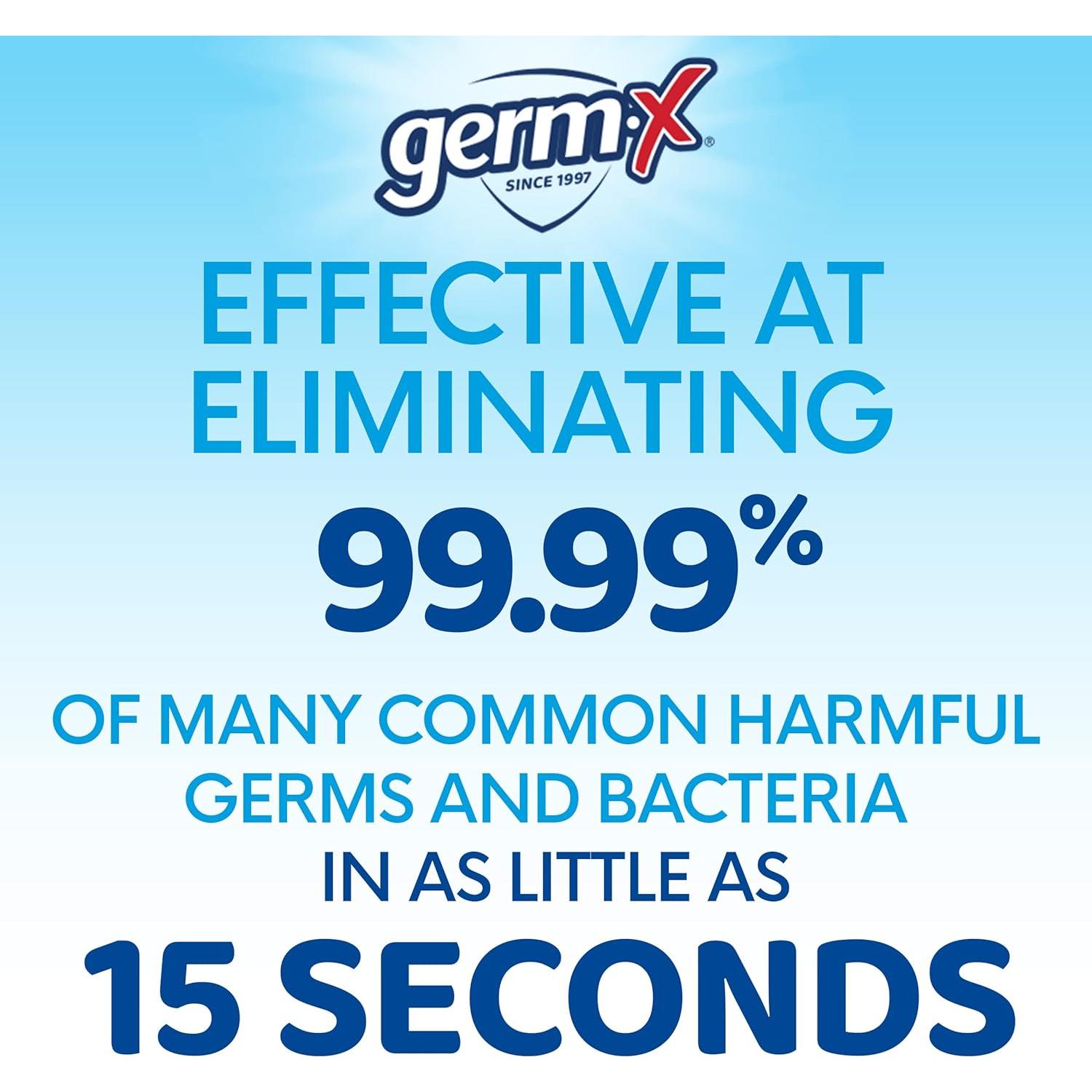 Germ-X Spray Desinfectante de Manos Hidratante 155.9 ml - Paquete de 6