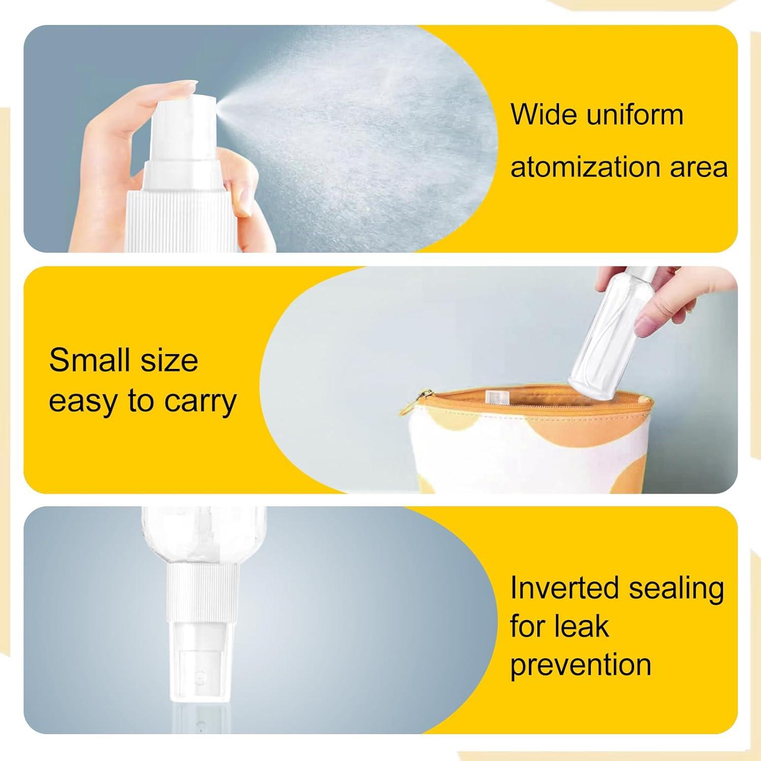 Botellas de Spray Cosmético Recargables MUUZLL 50ml - 6 Pcs