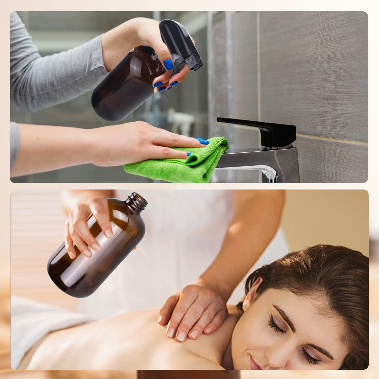 Botella de Spray de Vidrio Ámbar Wedama 480ml Ajustable