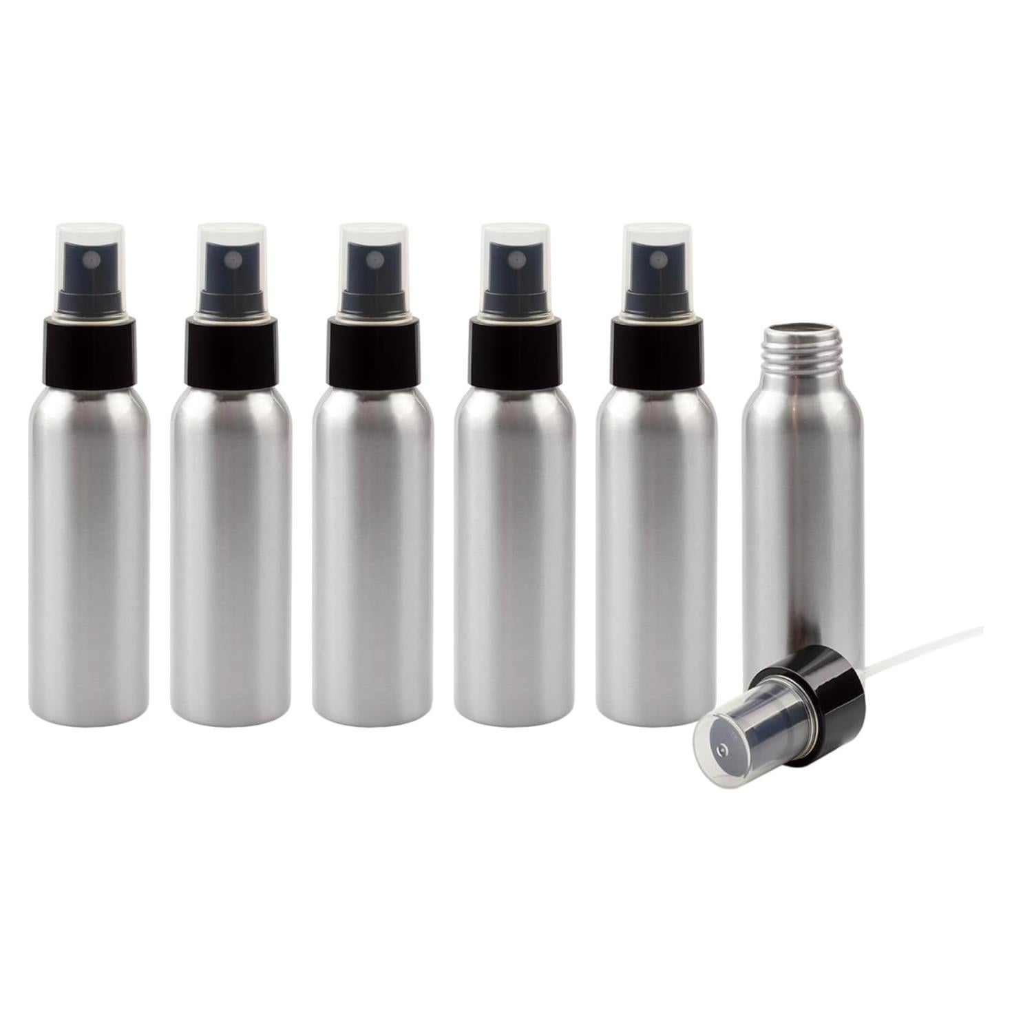 Botellas de Spray de Aluminio Cornucopia 80 ml - Paquete de 6