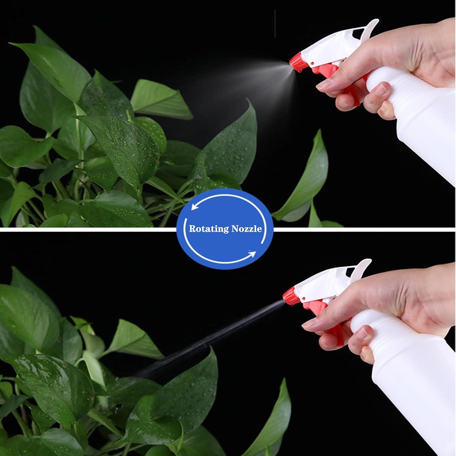 Tergy 10 Botellas de Spray Vacías 950ml Plástico Reutilizables