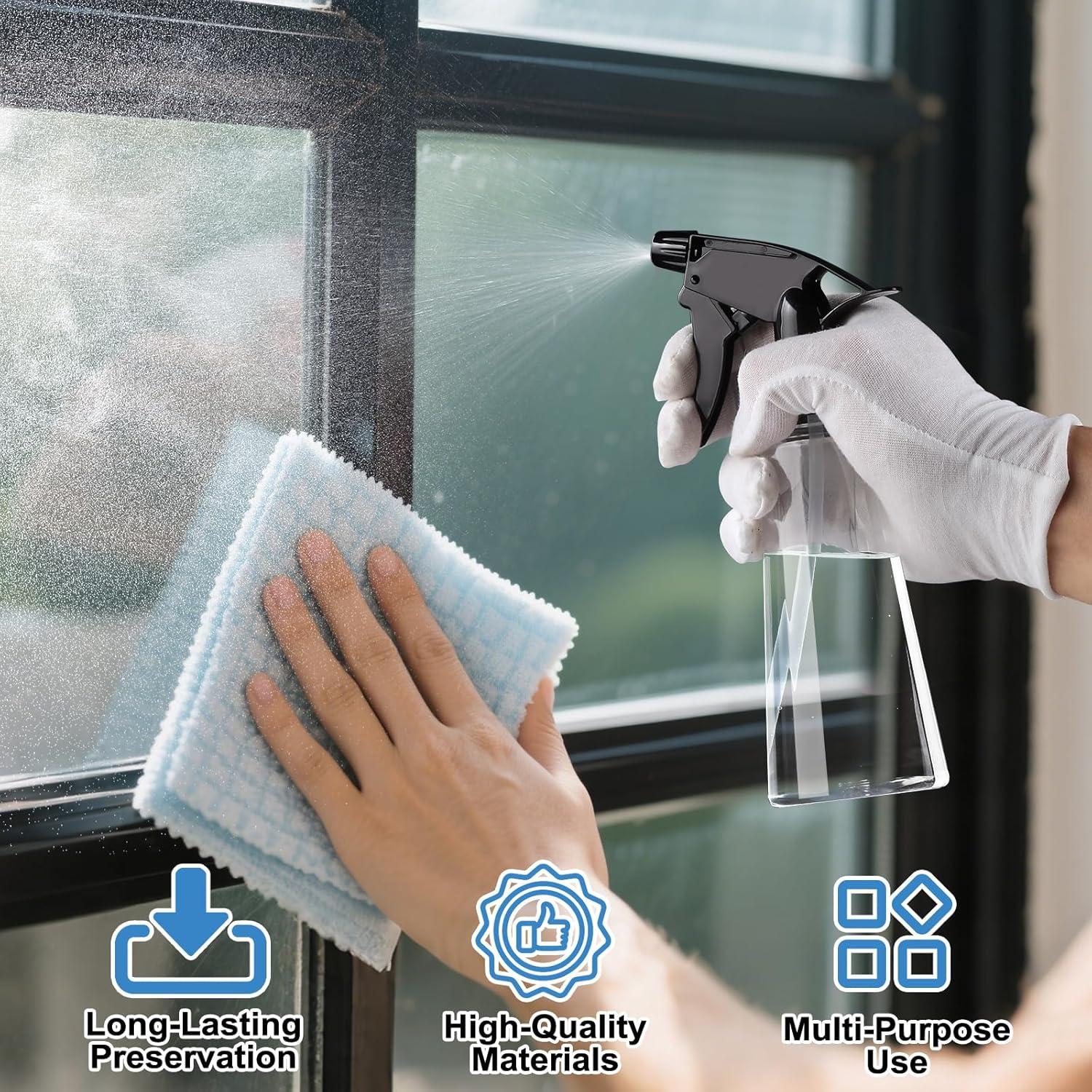 Botellas de Spray D Dymoece 280ml Paquete de 2 para Plantas y Limpieza