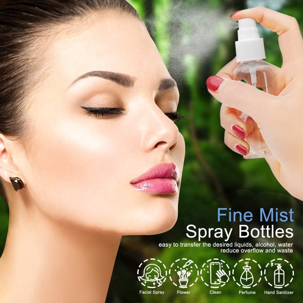 Botellas de Spray Mini Spaidoon 50ml Reutilizables con Embudo