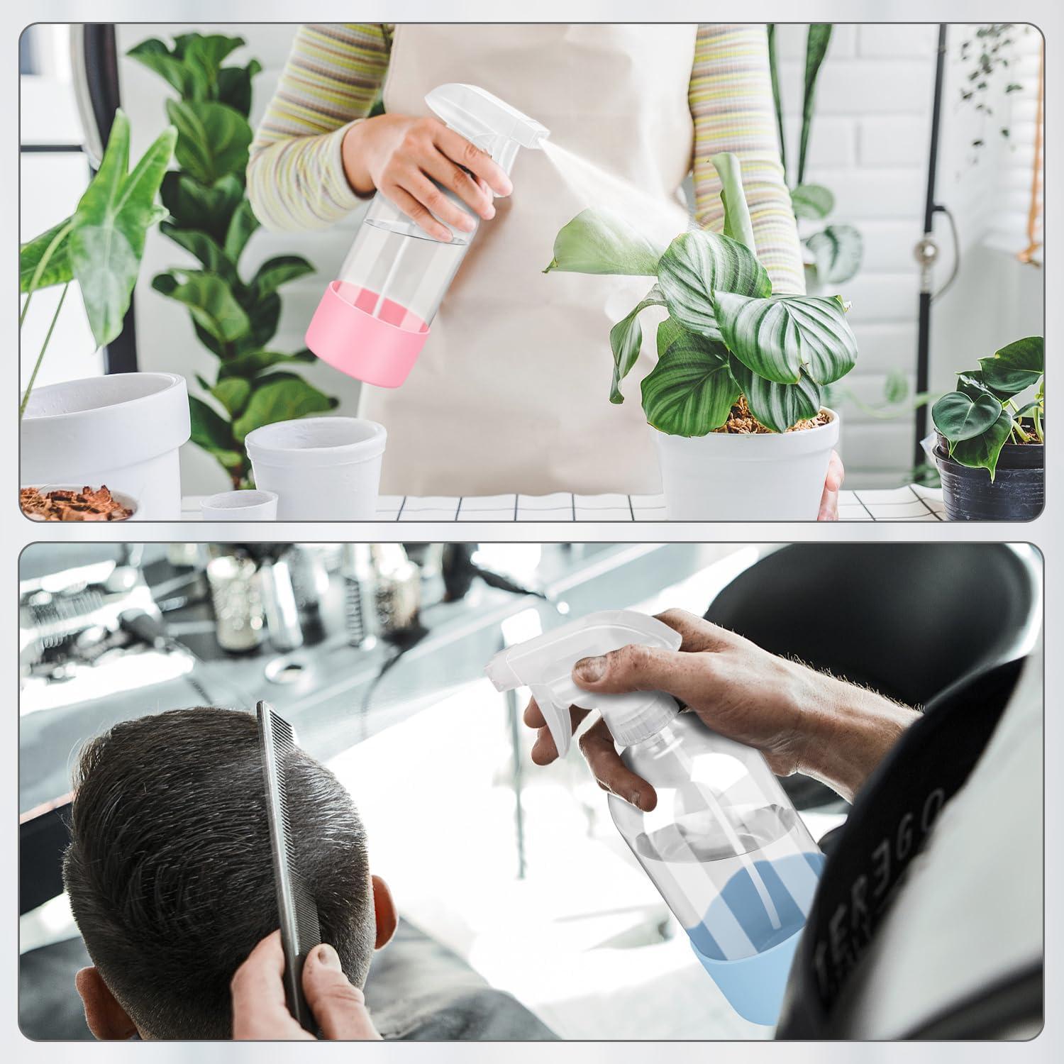 Botellas de Spray de Vidrio Rionisor 16 oz Reutilizables x3