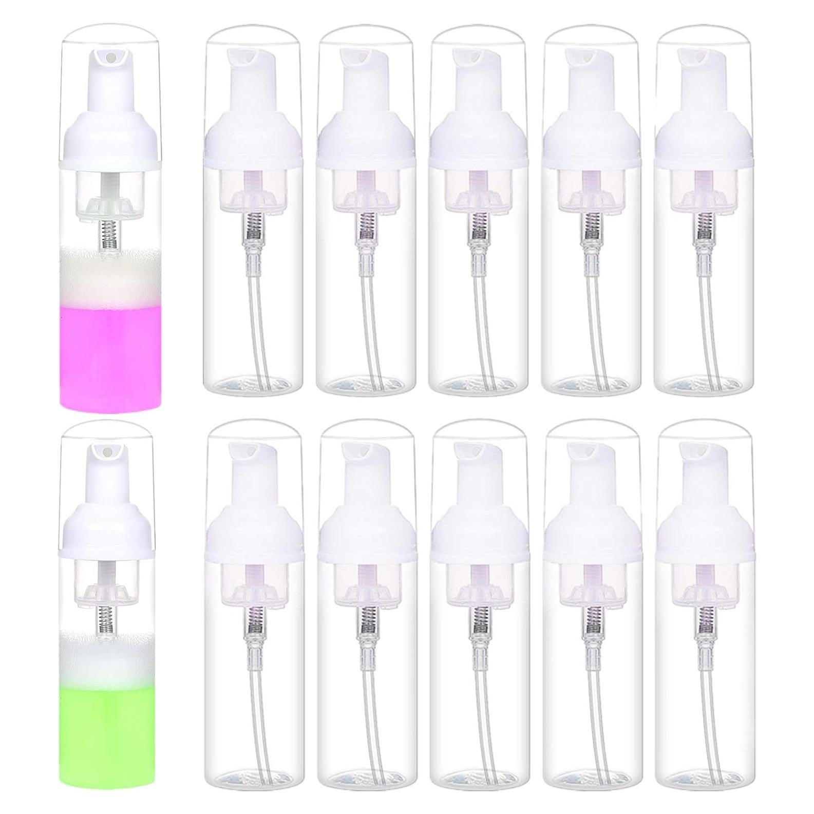 4 Botellas Dispensadoras de Espuma 60ml DZTIAN Recargables