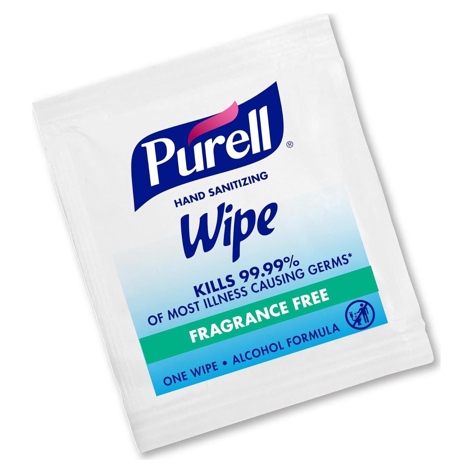 Toallitas Desinfectantes para Manos PURELL, 300 Unidades, Sin Fragancia