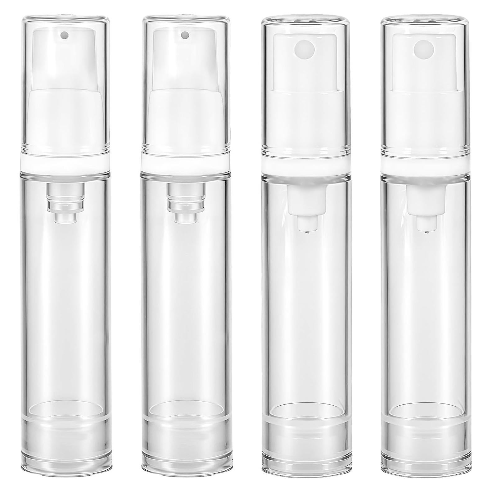 Botellas de Bomba Vacío Reutilizables Aiyorse 10ml 4 Pcs
