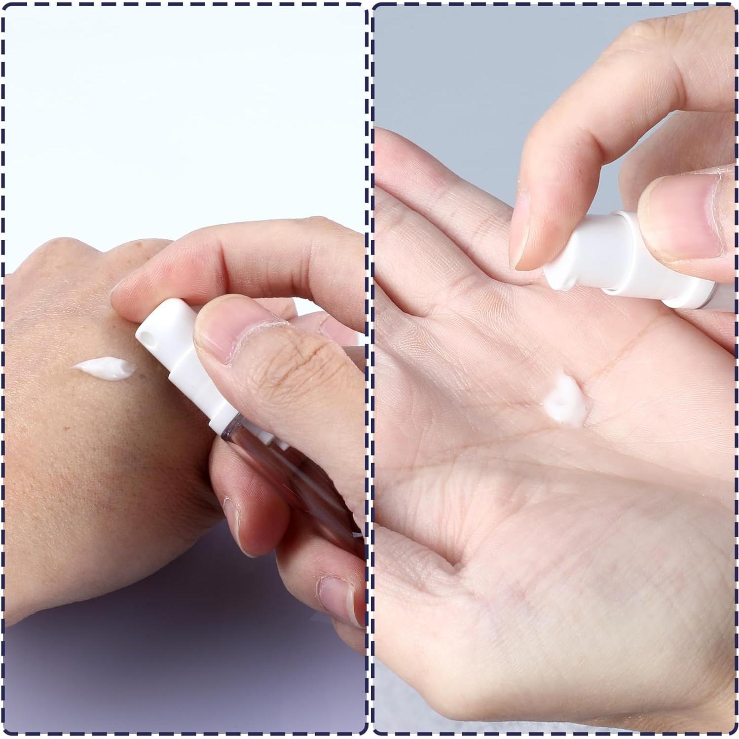 Botellas de Bomba Vacío Reutilizables Aiyorse 10ml 4 Pcs