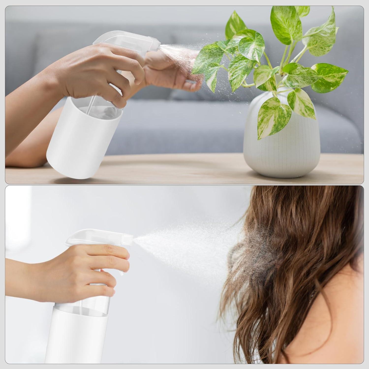 2 Botellas de Spray de Vidrio 473 ml con Manga de Silicona