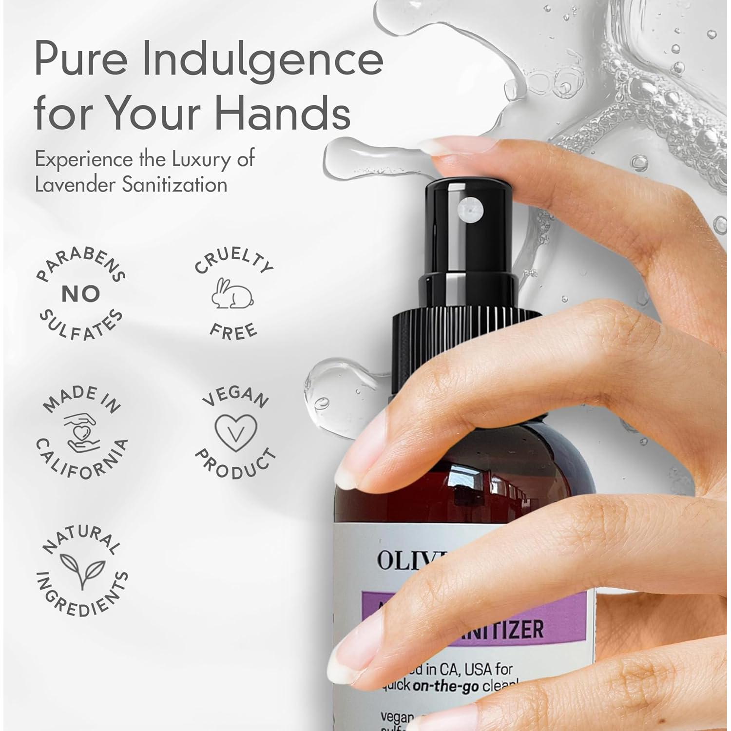 Desinfectante de Manos Olivia Care 118 ML con Aceites Esenciales