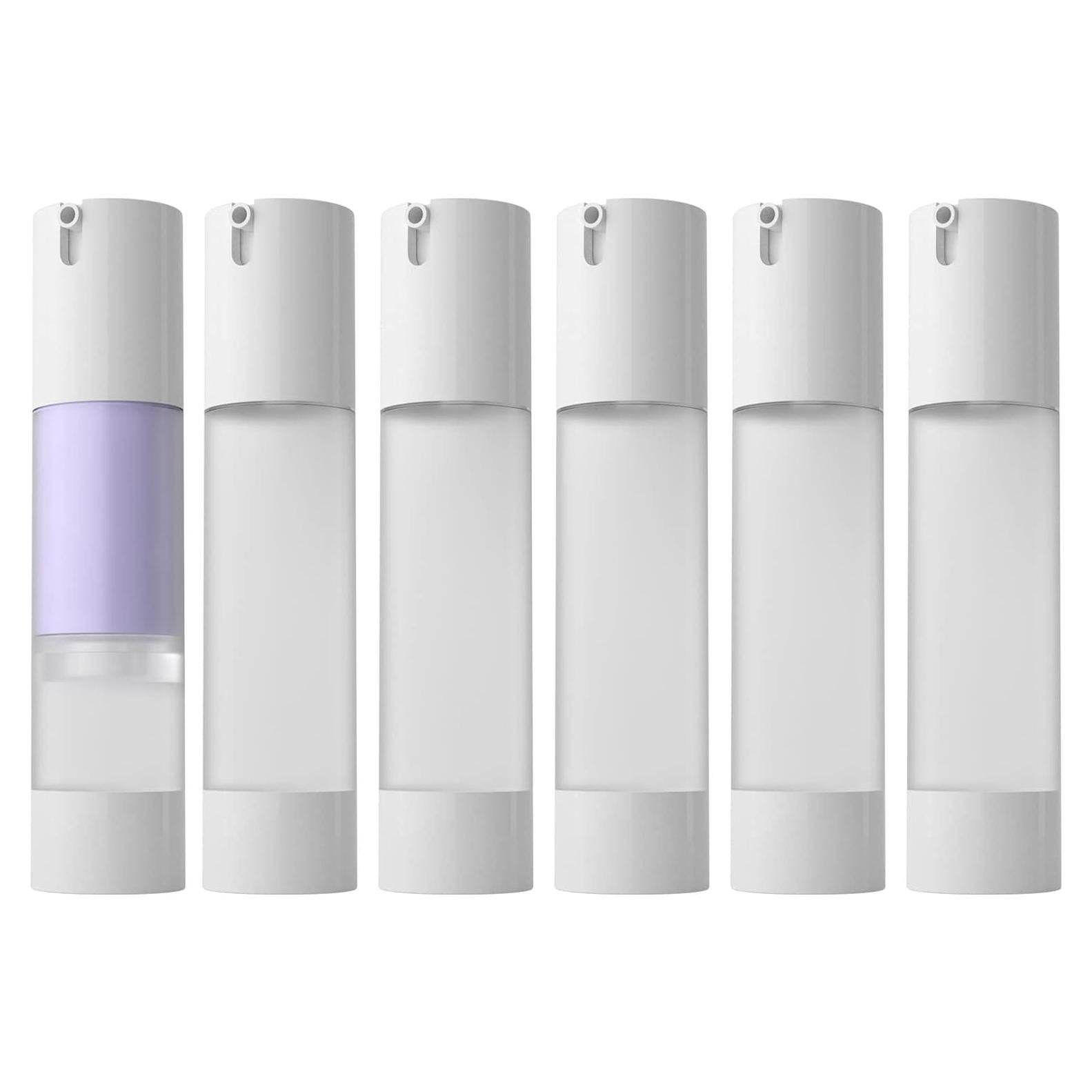 Botellas Vacías Refill Airless Longway 50ml - Pack de 6