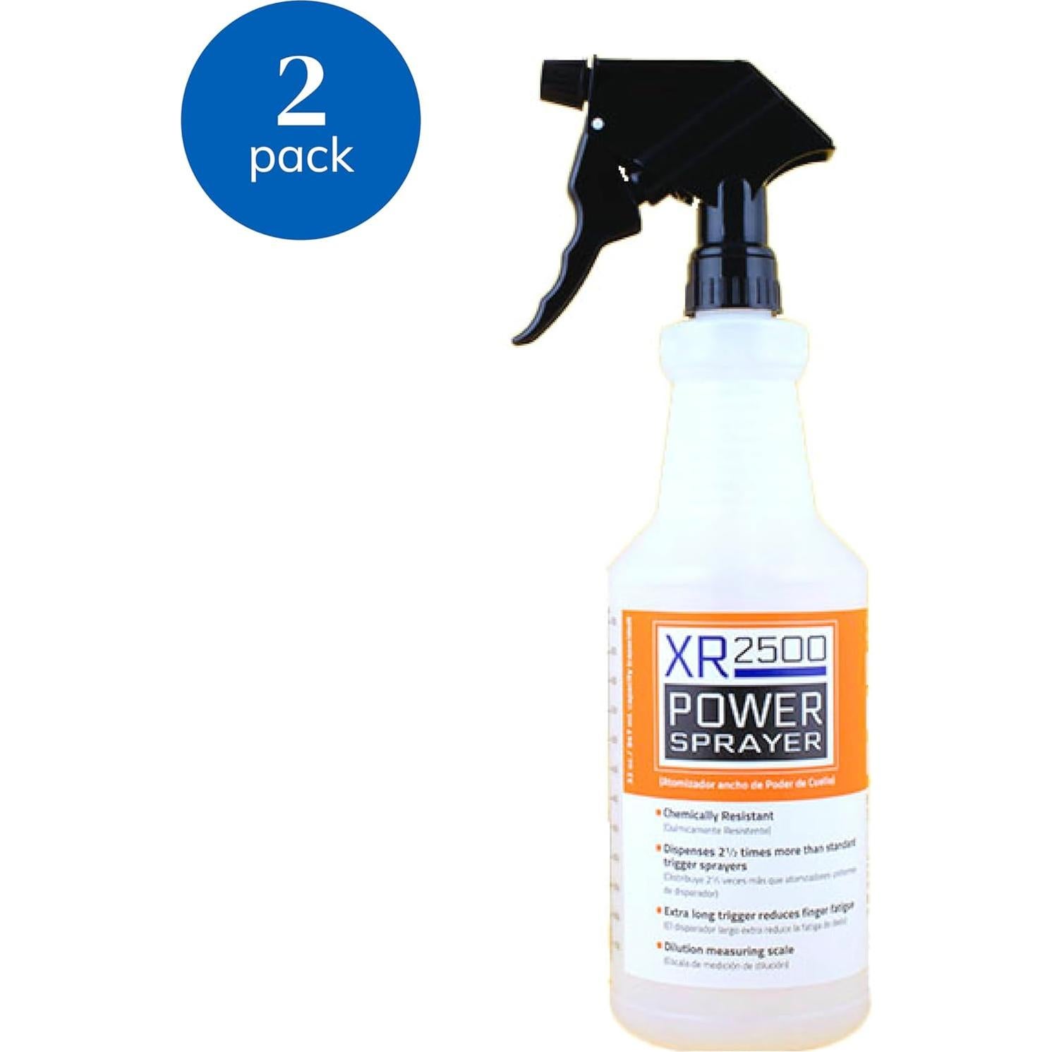 Botellas de Spray Potente Sprayco 32oz 2-Pack Ajustables