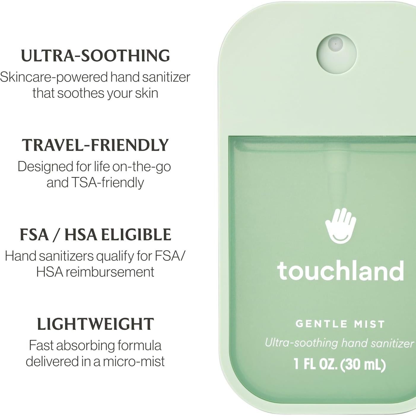 Desinfectante de Manos Touchland Gentle Mist 30ml Aroma Lirio