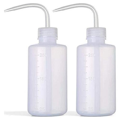 Botellas de Lavado 2pcs DONSTRAW 250ml Boca Estrecha