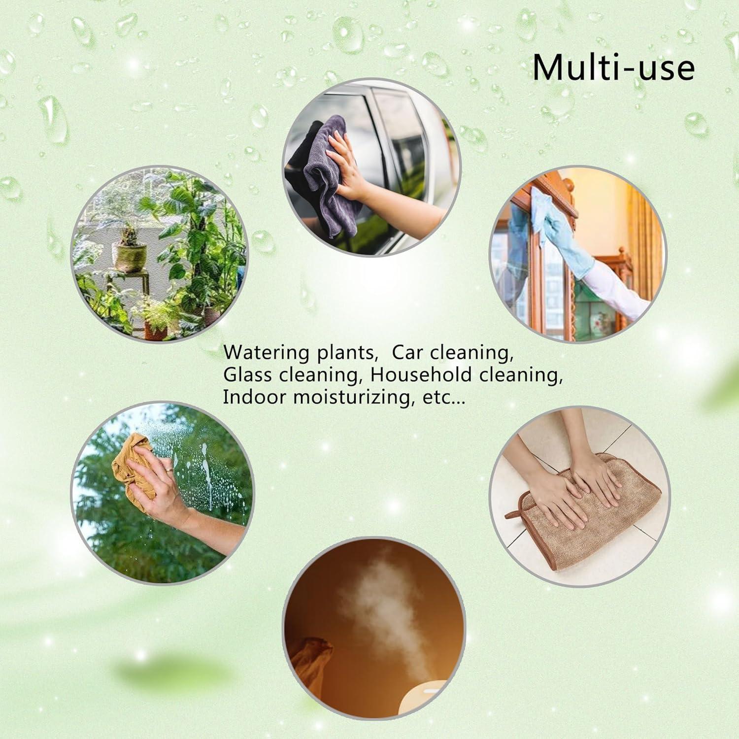 Botellas de Spray de Vidrio OEXEO 0.47L Ajustable Verde 3 PCS