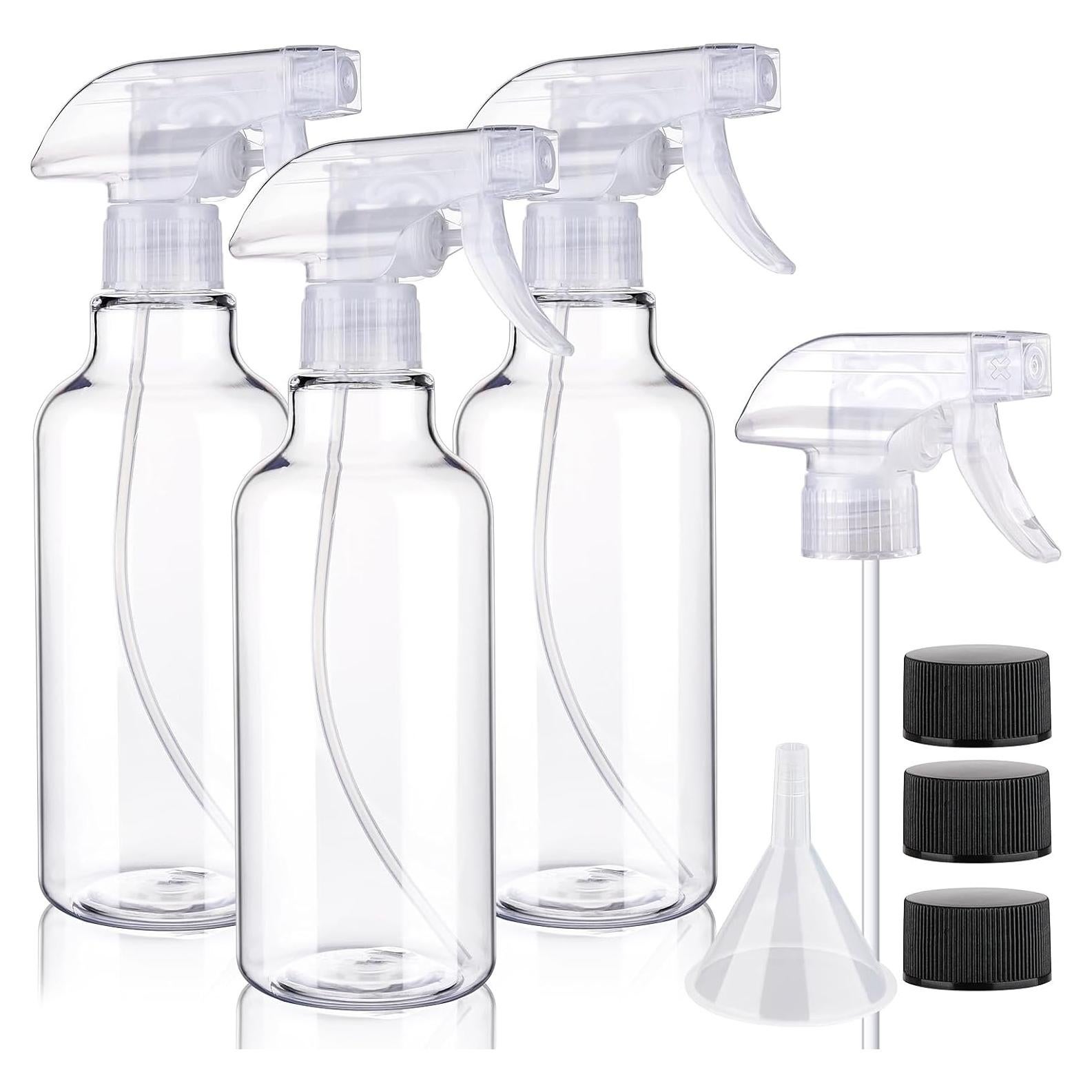 Set de 3 Botellas de Spray Plástico Hethyo 300ml Ajustable