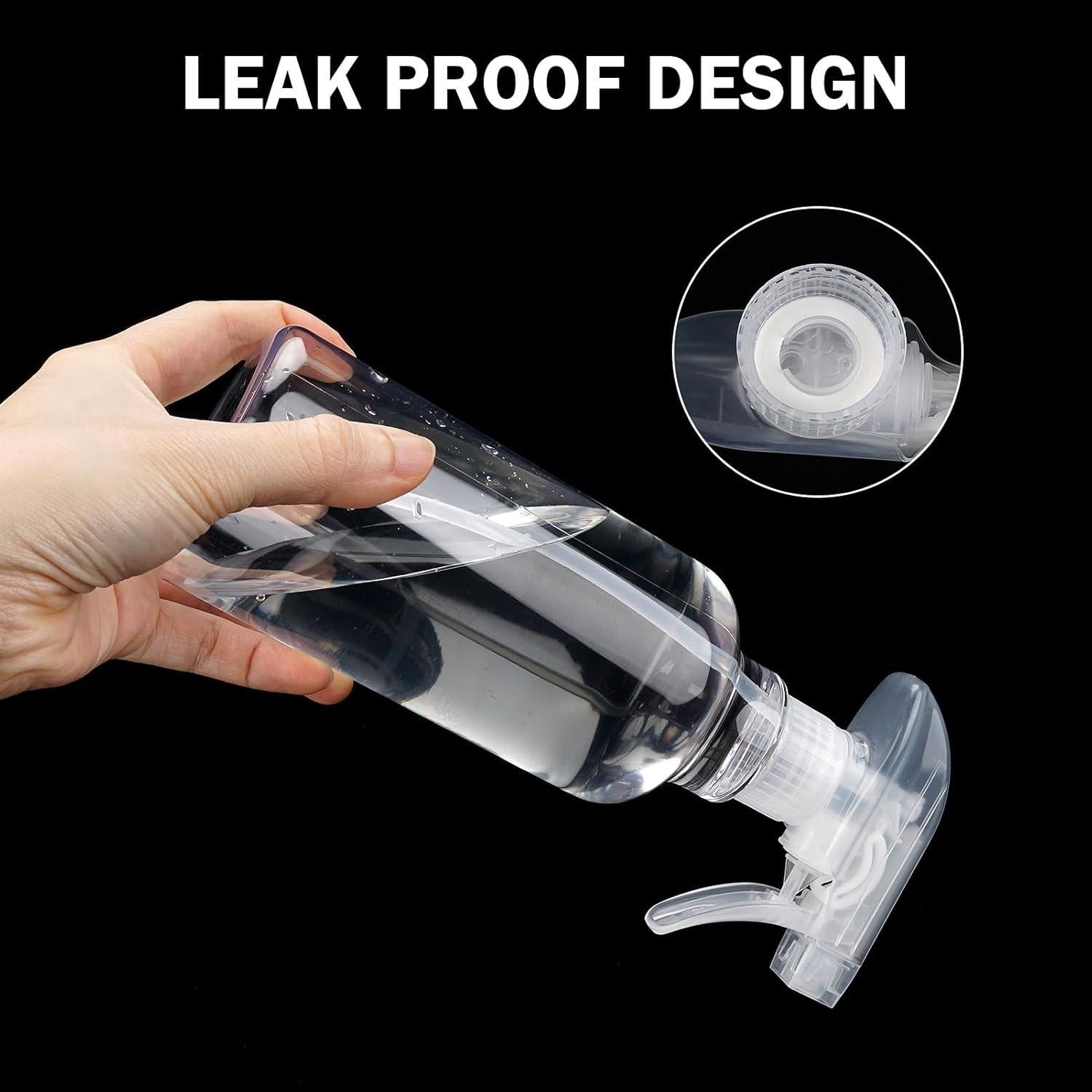 Set de 3 Botellas de Spray Plástico Hethyo 300ml Ajustable