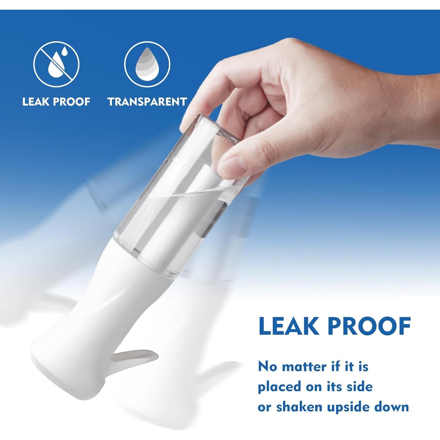 Botella Spray Continuo HPPFFY 200ml Blanca para Cabello y Plantas