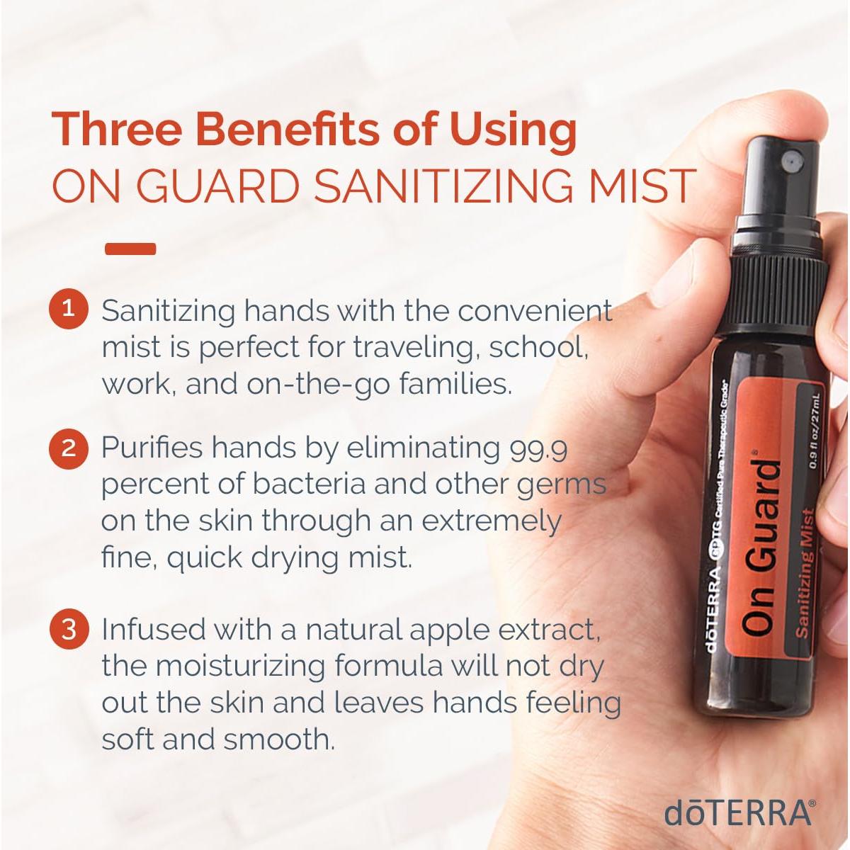 Desinfectante de Manos doTERRA On Guard 27mL - Elimina 99.9% Germenes