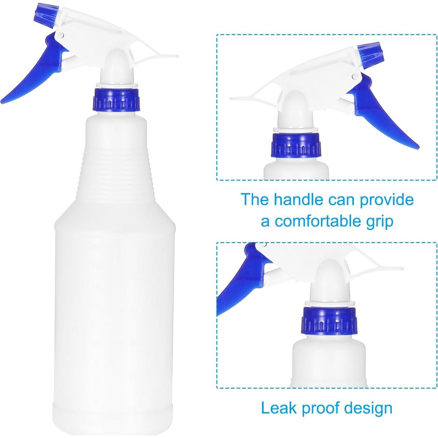 Botellas de Spray de Plástico PATIKIL 750ml 4pcs Azul