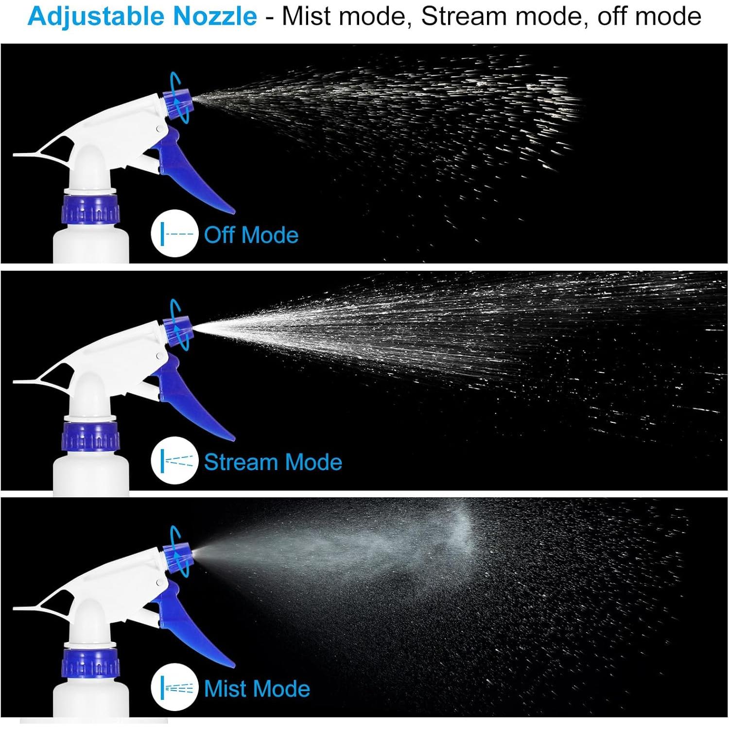 Botellas de Spray de Plástico PATIKIL 750ml 4pcs Azul
