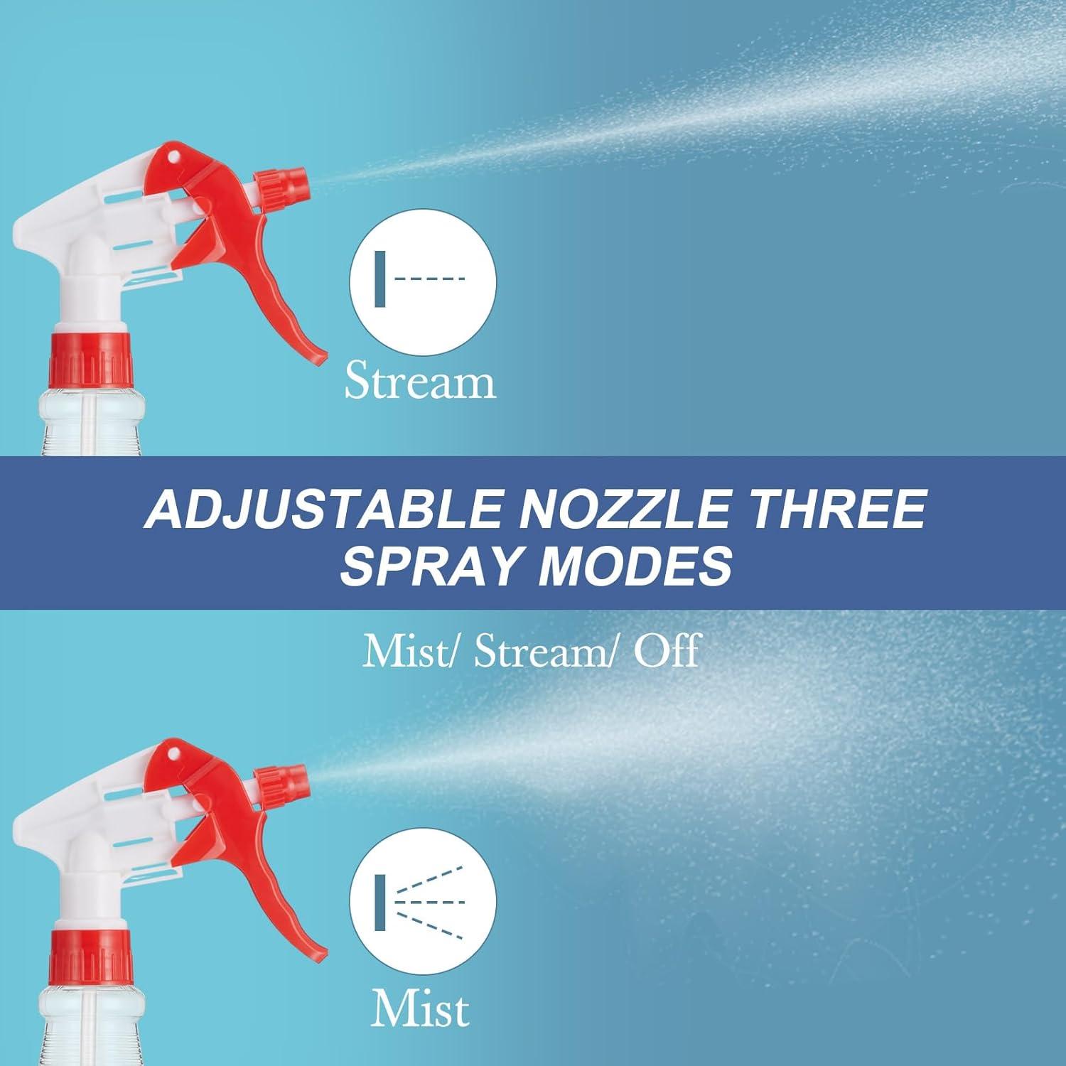 Paquete de 10 Botellas de Spray Gandeer 0.47L Reutilizables