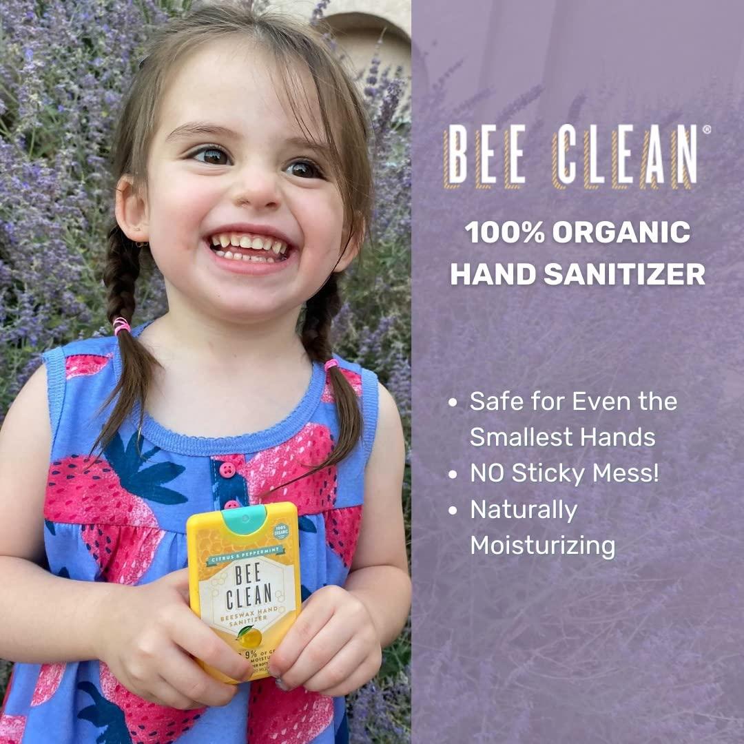 Desinfectante de Manos Bee Clean Orgánico Spray Lavanda 4 Unidades