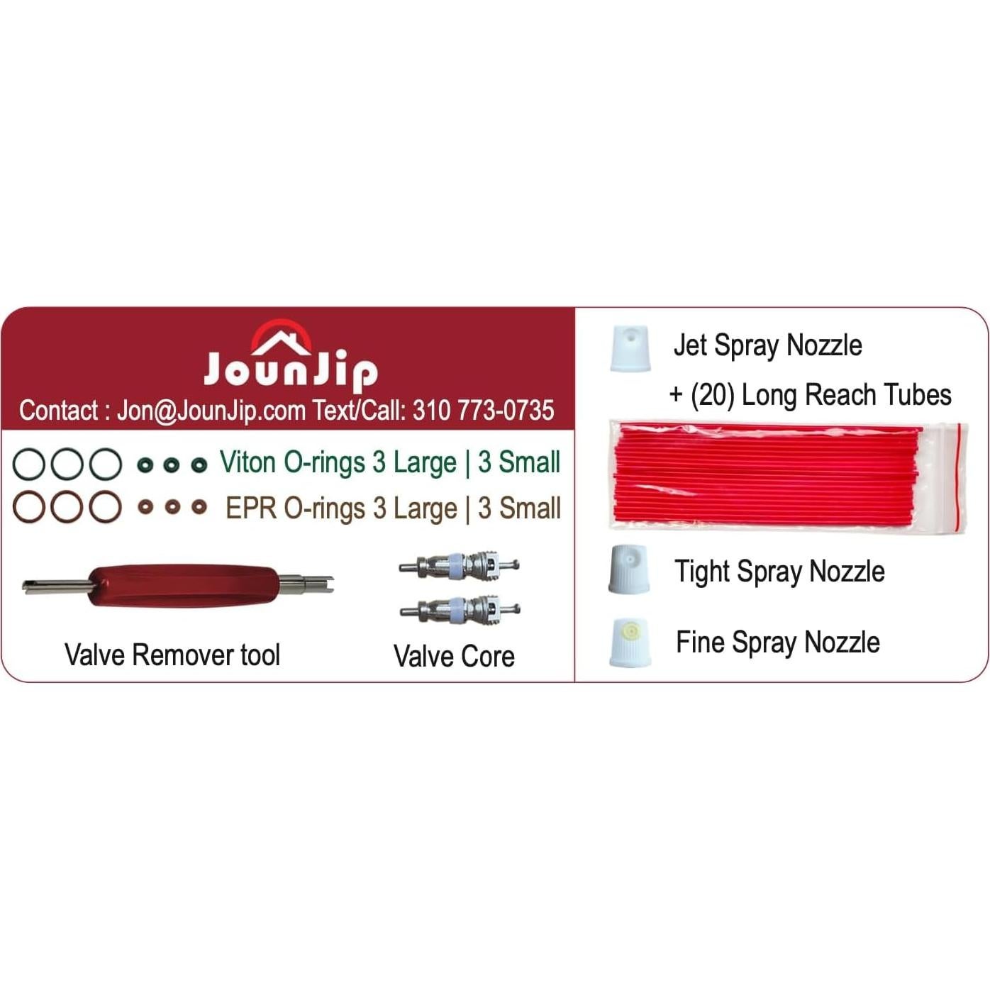 Botella Spray Reutilizable JOUNJIP 473ml con 3 Boquillas