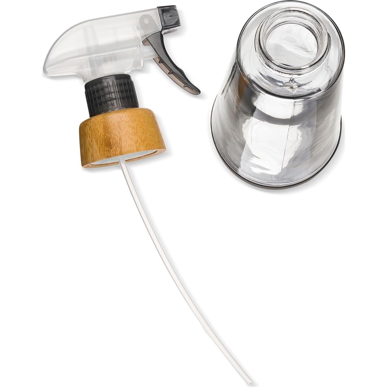 Botella de Spray de Vidrio Reutilizable Full Circle 473ml Gris