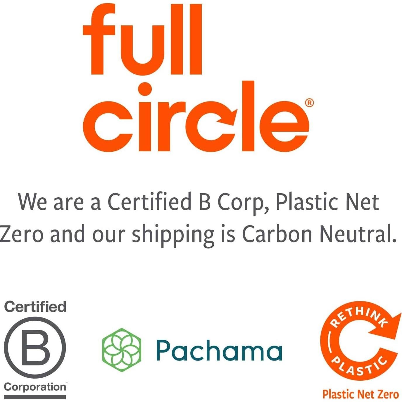 Botella de Spray de Vidrio Reutilizable Full Circle 473ml Gris