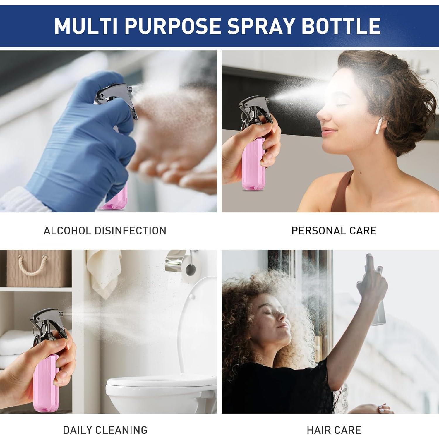 Botella de Spray Mini 50ml TANSHINE 5pcs Colorida Portátil