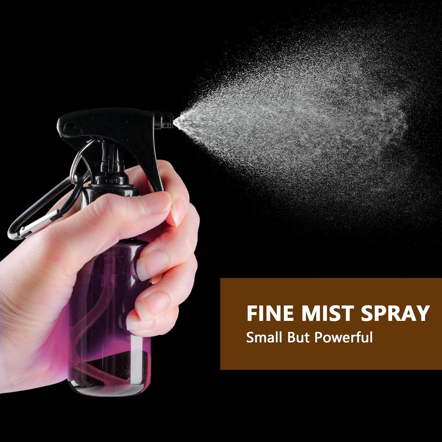 Botella de Spray Mini 50ml TANSHINE 5pcs Colorida Portátil